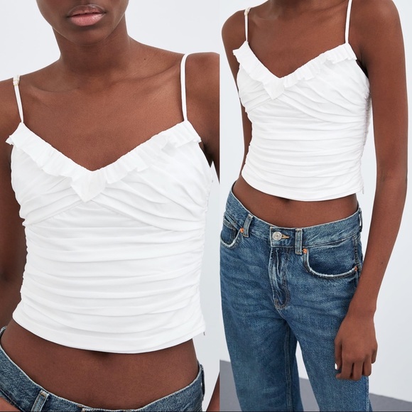 🔥BUY NOW🔥 Draped Poplin Top - Picture 3 of 6